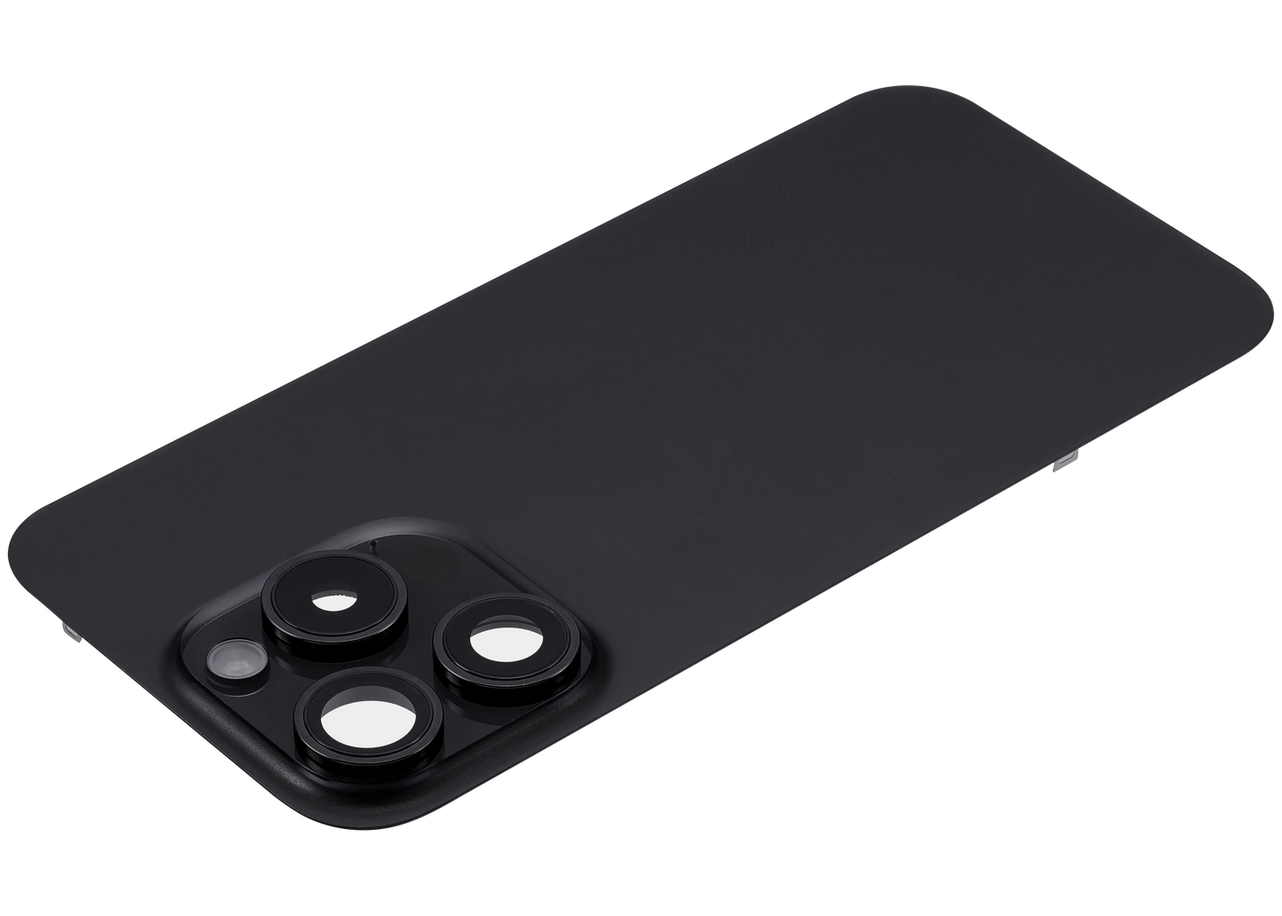 Back Glass w/ MagSafe Magnet & NFC & Flashlight Flex For iPhone 15 Pro (Pull) (Black Titanium)