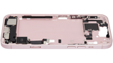 Mid-Frame Housing W/ Charging Port Flex & Small Parts For iPhone 15 Plus (EU / Global Version) (Pull) (Pink)