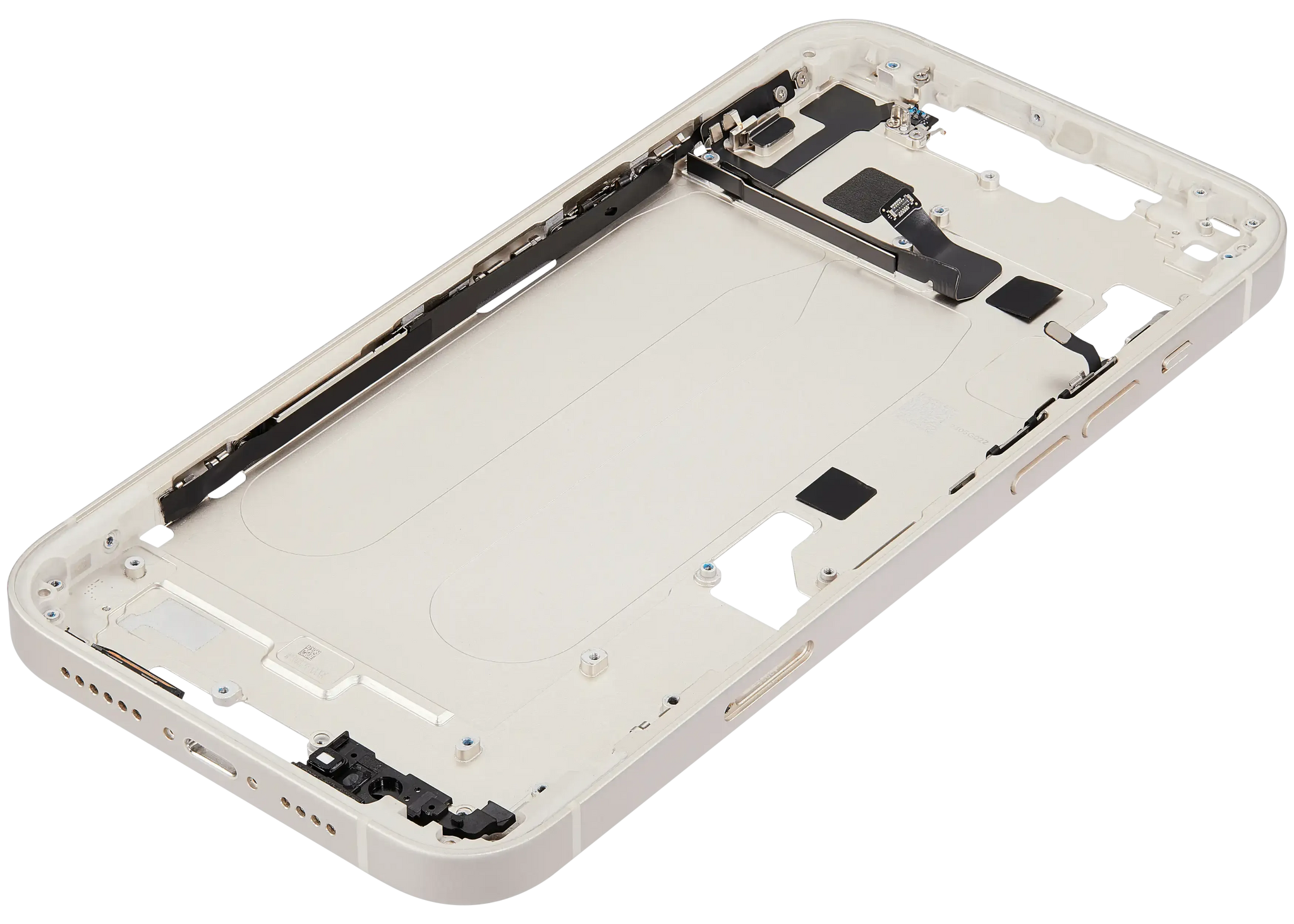 Mid-Frame Housing W/ Charging Port Flex & Small Parts For iPhone 14 Plus (EU / Global Version) (Pull) (Starlight)