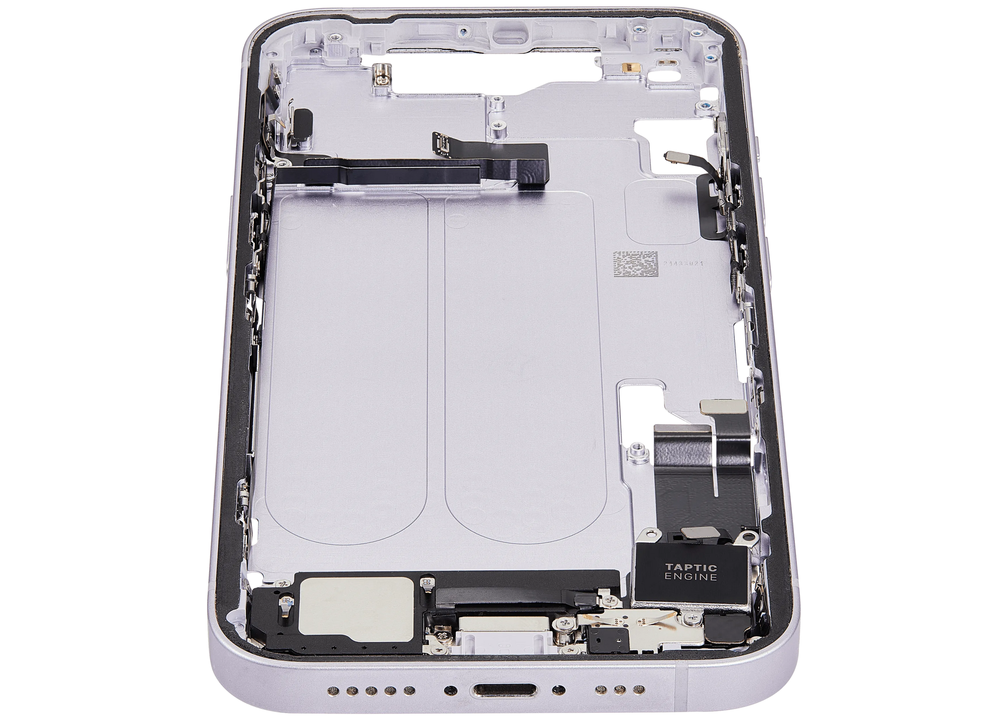 Mid-Frame Housing W/ Charging Port Flex & Small Parts For iPhone 14 (EU / Global Version) (Pull) (Purple)