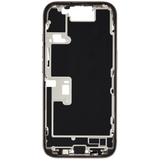 Mid-Frame Housing W/ Charging Port Flex & Small Parts For iPhone 16 Pro (US Version) (Pull) (Natural Titanium)