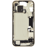 Mid-Frame Housing W/ Charging Port Flex & Small Parts For iPhone 15 (US Version) (Pull) (Yellow)
