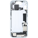 Mid-Frame Housing W/ Charging Port Flex & Small Parts For iPhone 15 (US Version) (Pull) (Blue)