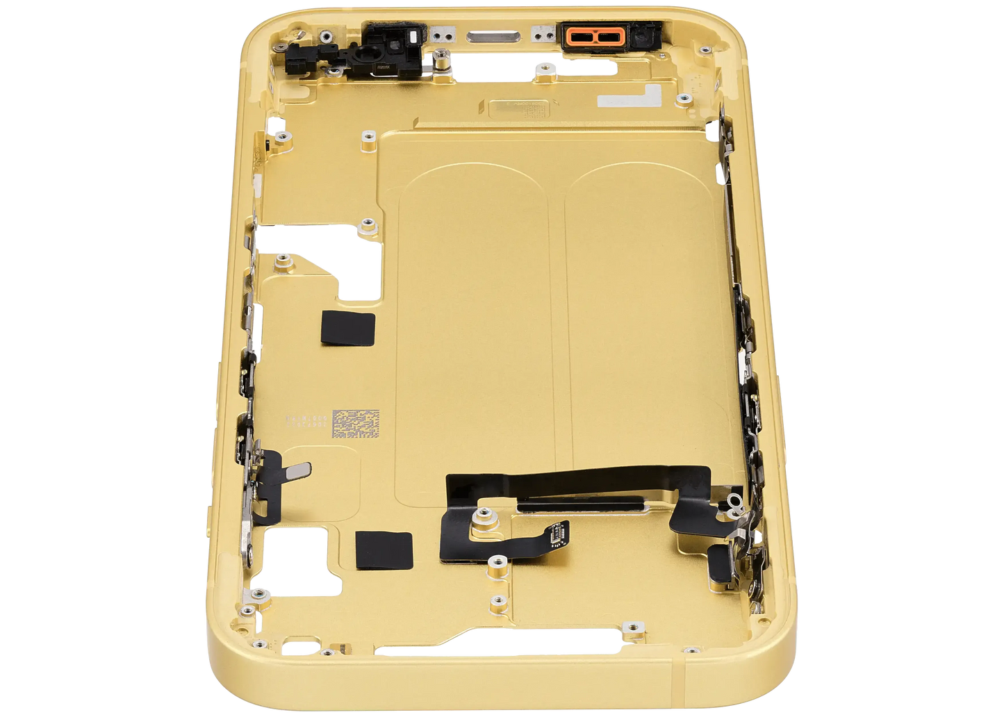 Mid-Frame Housing W/ Small Parts For iPhone 14 (EU / Global Version) (Pull) (Yellow)