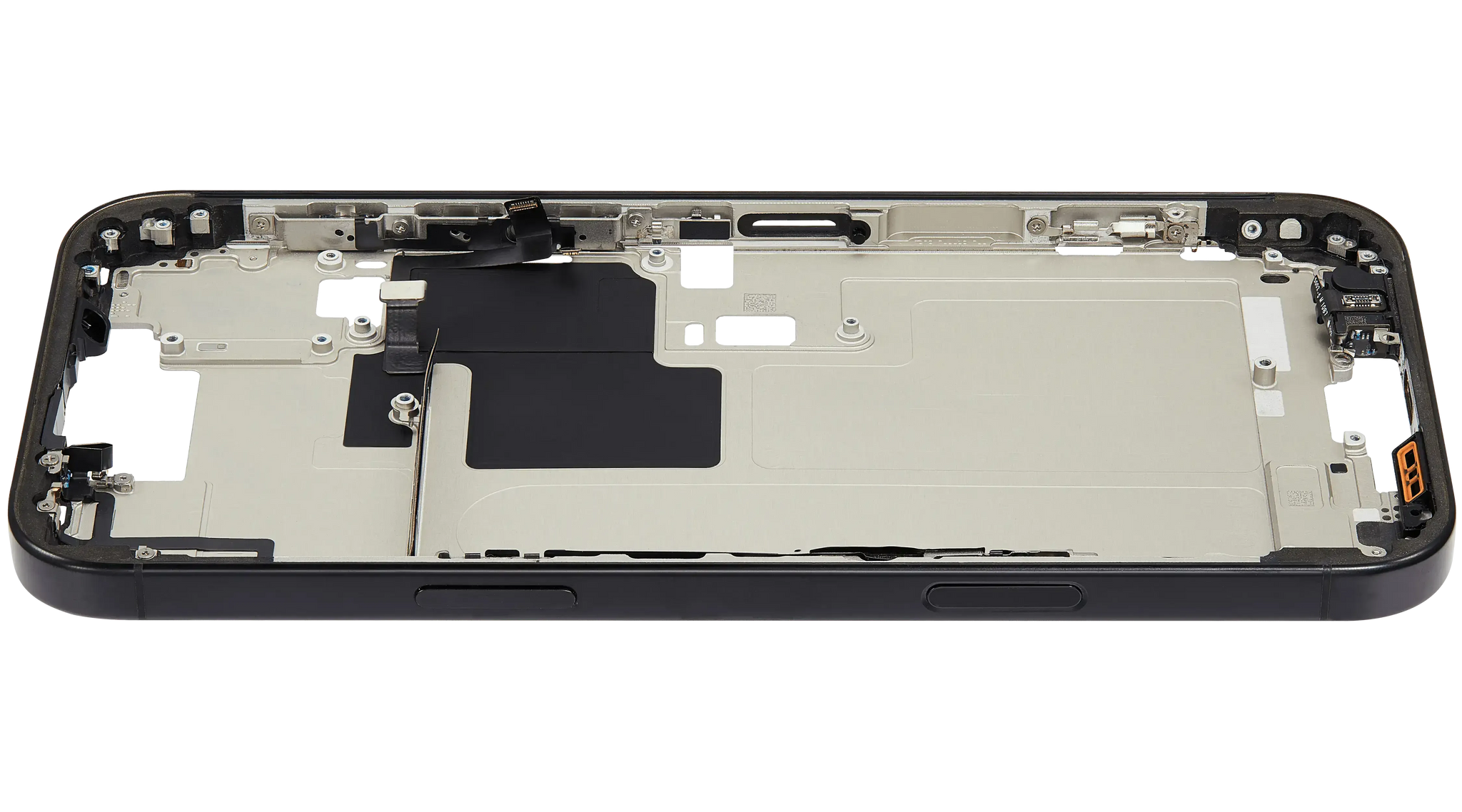 Mid-Frame Housing W/ Small Parts For iPhone 16 Pro Max (EU / Global Version) (Pull) (Black Titanium)