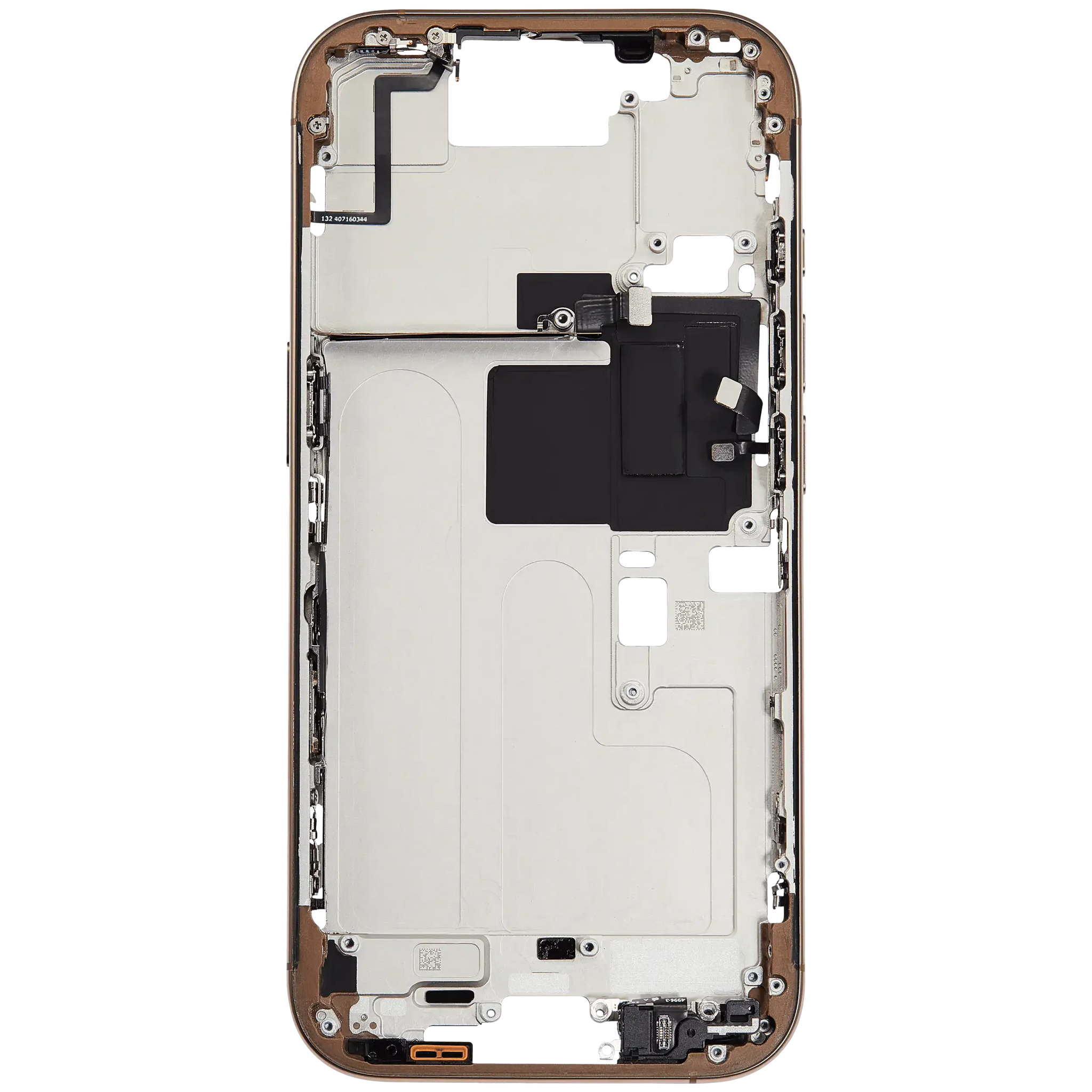 Mid-Frame Housing W/ Small Parts For iPhone 16 Pro (EU / Global Version) (Pull) (Desert Titanium)