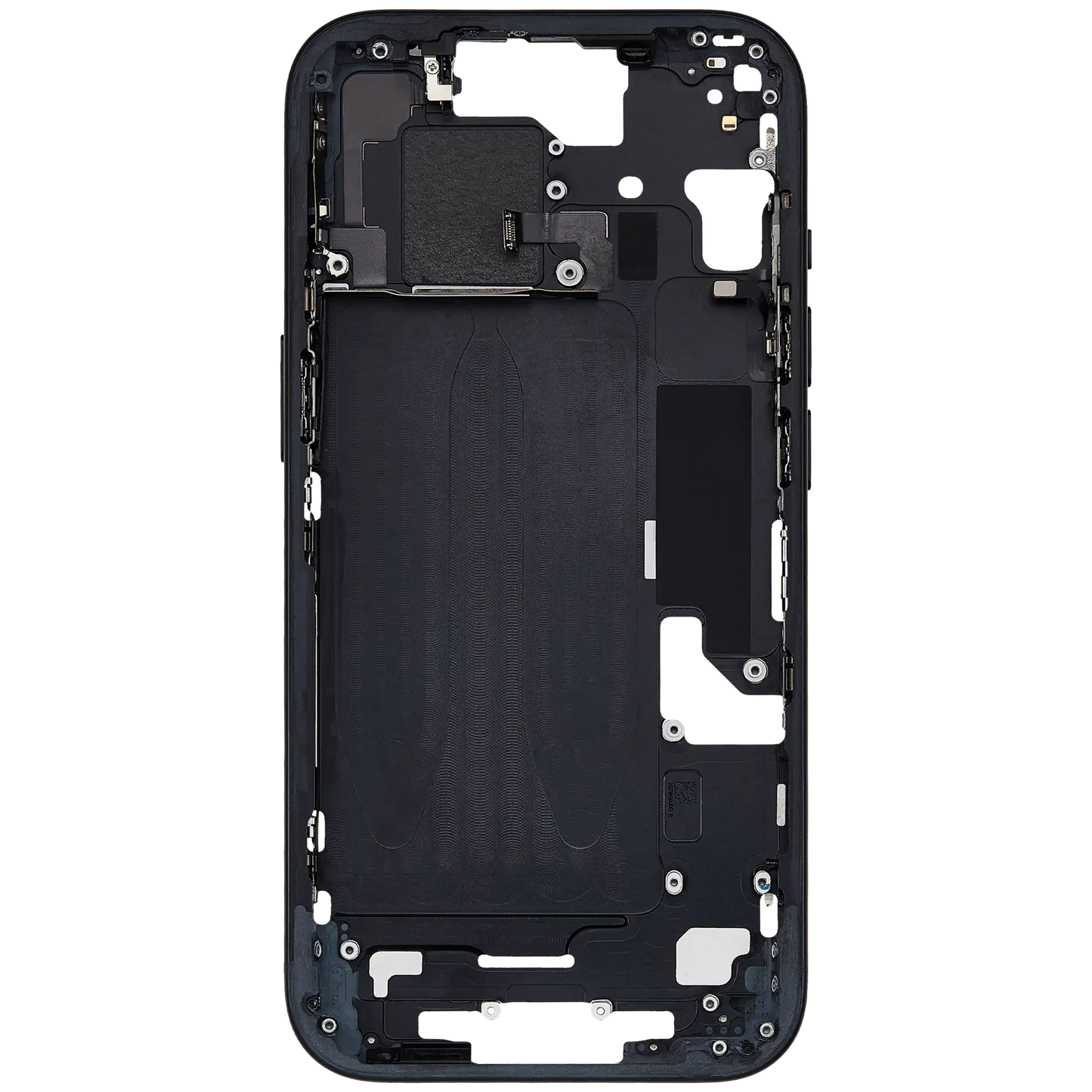 Mid-Frame Housing W/ Small Parts For iPhone 15 (EU / Global Version) (Pull) (Black)