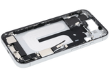 Mid-Frame Housing W/ Charging Port Flex & Small Parts For iPhone 16 (US Version) (Pull) (White)