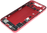 Mid-Frame Housing W/ Charging Port Flex & Small Parts For iPhone 14 Plus (EU / Global Version) (Pull) (Red)