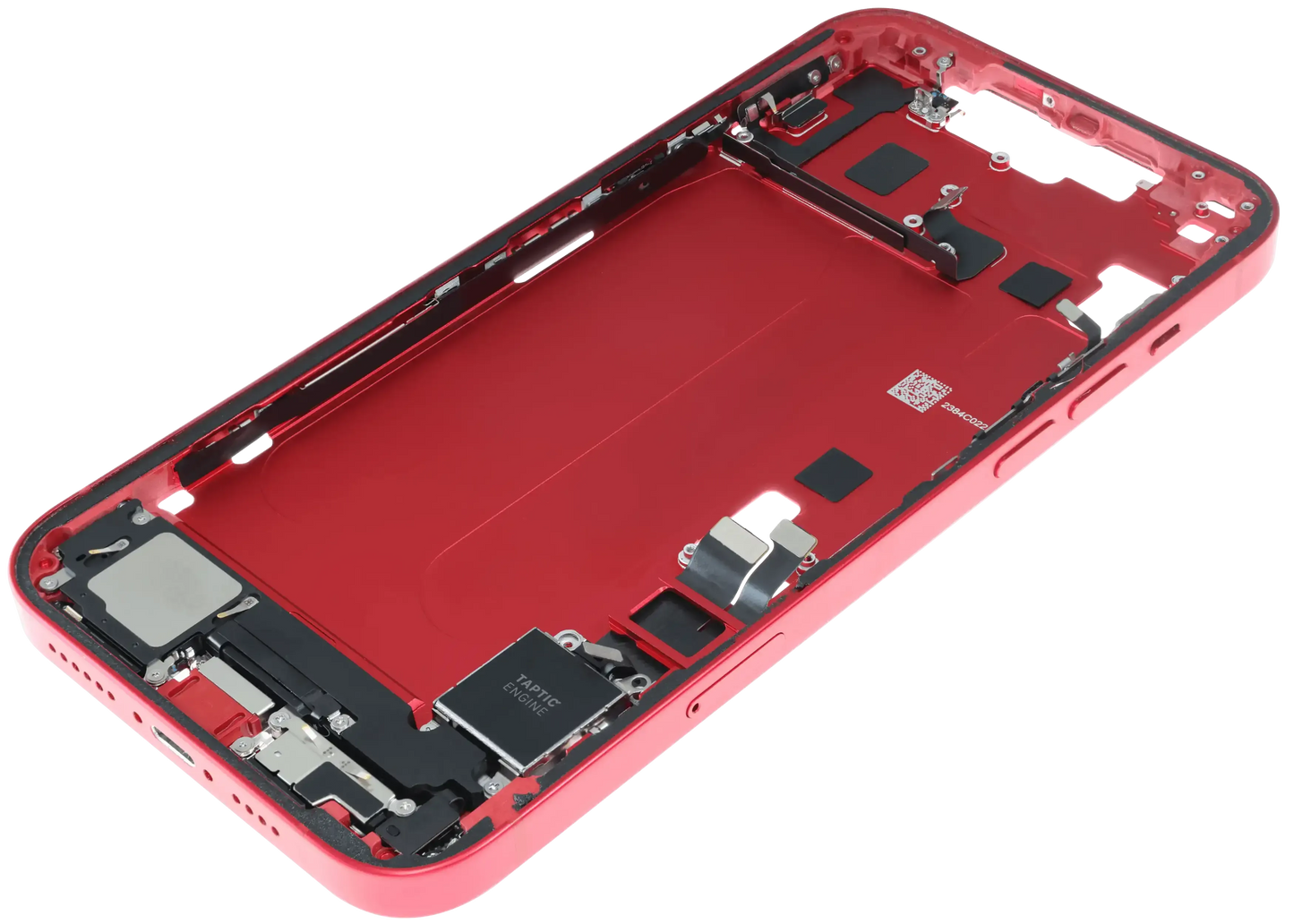 Mid-Frame Housing W/ Charging Port Flex & Small Parts For iPhone 14 Plus (EU / Global Version) (Pull)  (Red)