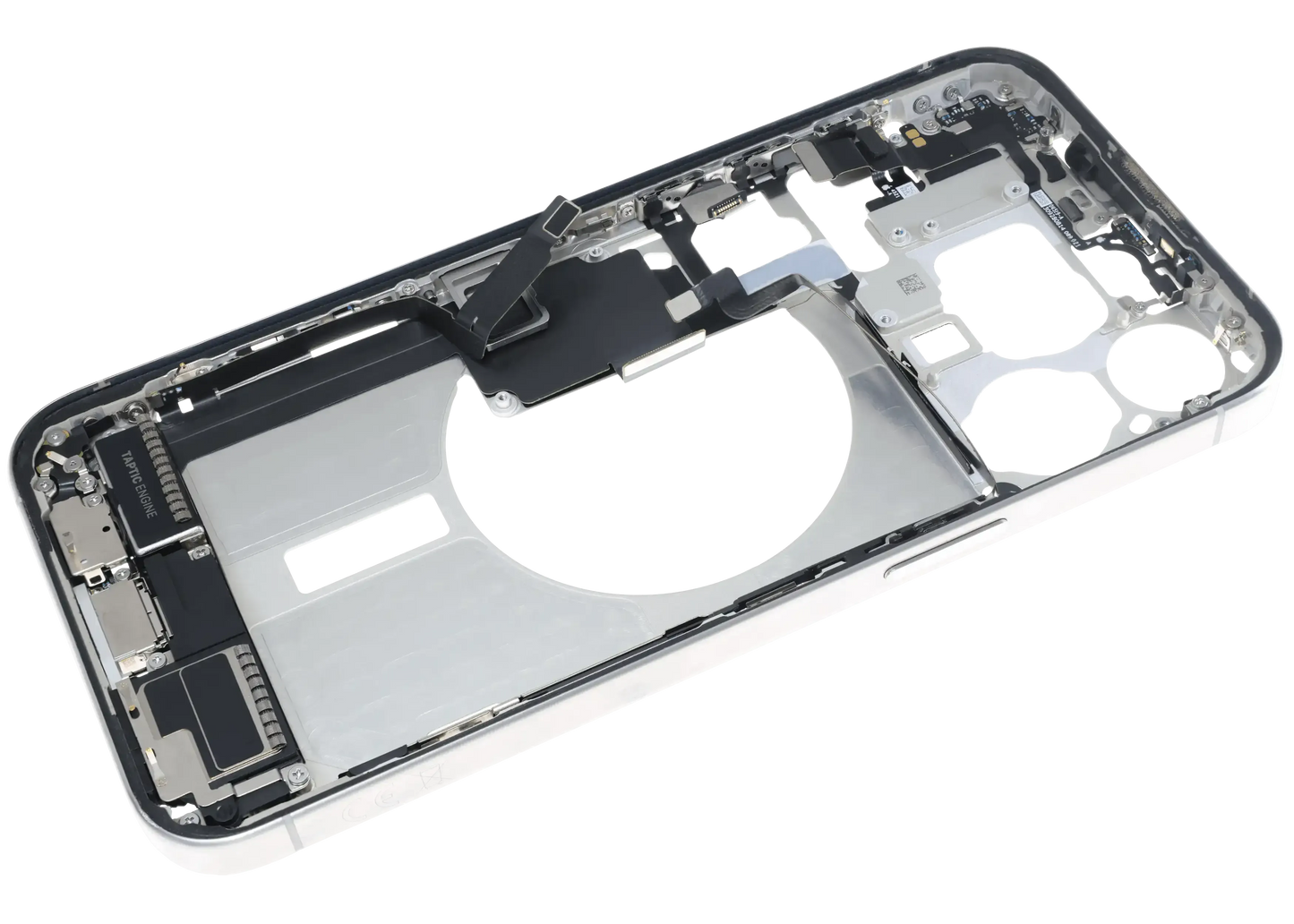 Mid-Frame Housing W/ Small Parts For iPhone 15 Pro Max (EU / Global Version) ( Pull) (White Titanium)