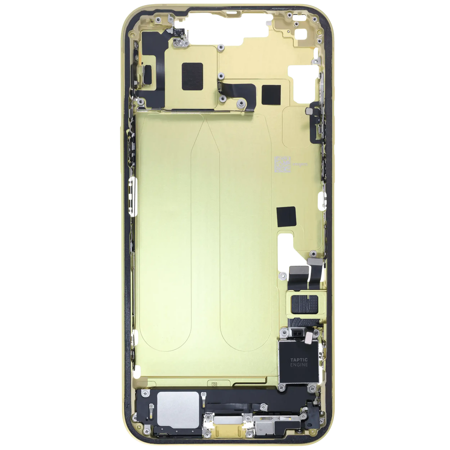 Mid-Frame Housing W/ Charging Port Flex & Small Parts For iPhone 14 Plus (EU / Global Version) (Pull) (Yellow)