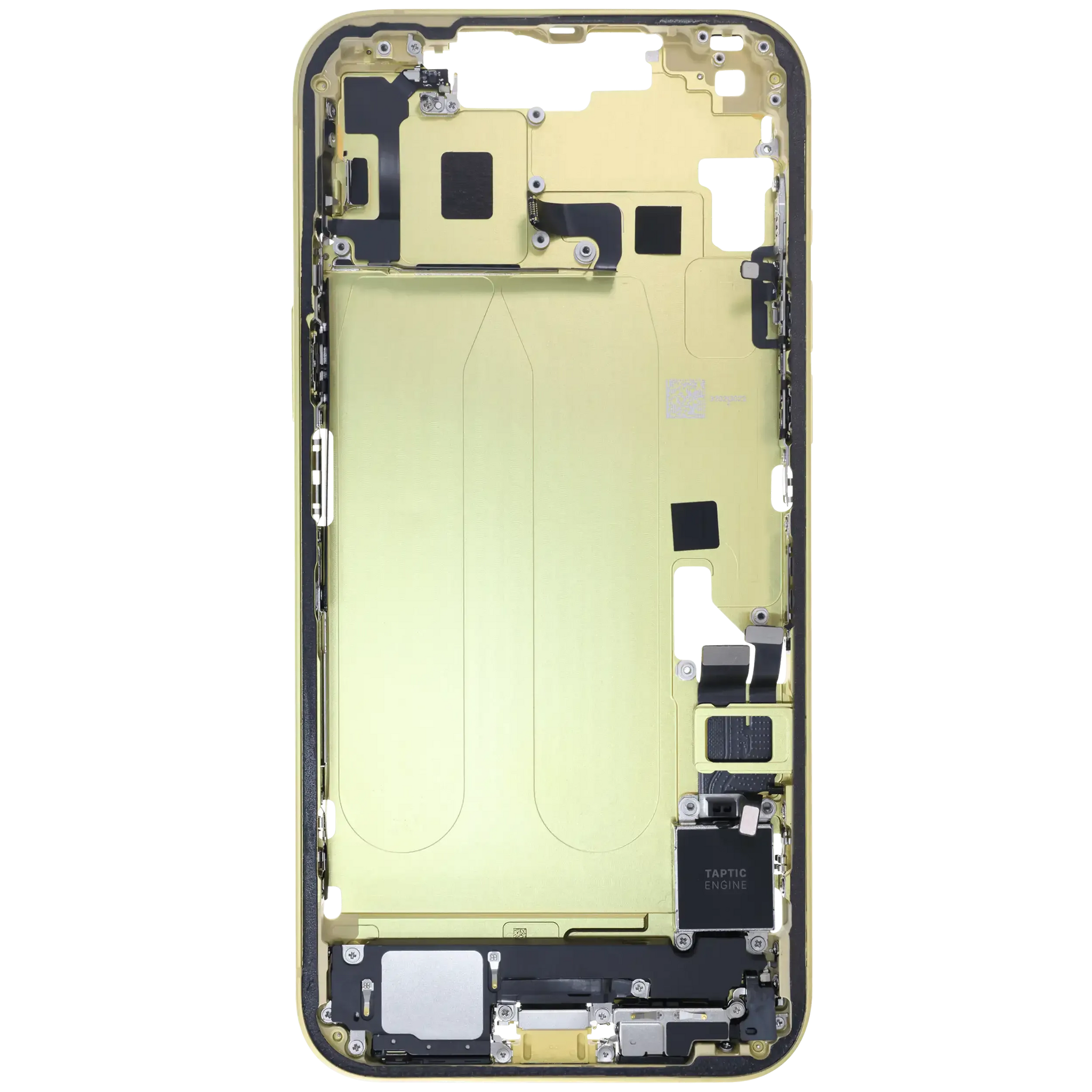Mid-Frame Housing W/ Charging Port Flex & Small Parts For iPhone 14 Plus (EU / Global Version) (Pull) (Yellow)
