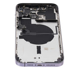 Back Housing W/ Small Parts For iPhone 14 Pro Max (US Version) (Pull) (Deep Purple)