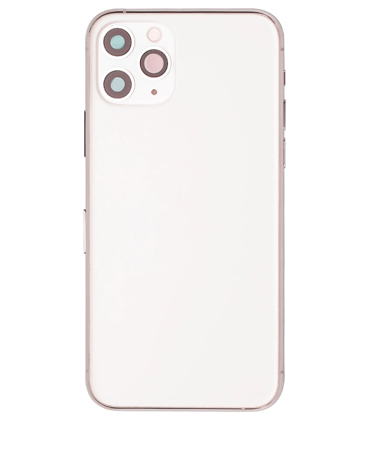 Back Housing W/ Small Components Pre-Installed For iPhone 11 Pro (Pull) (Silver)