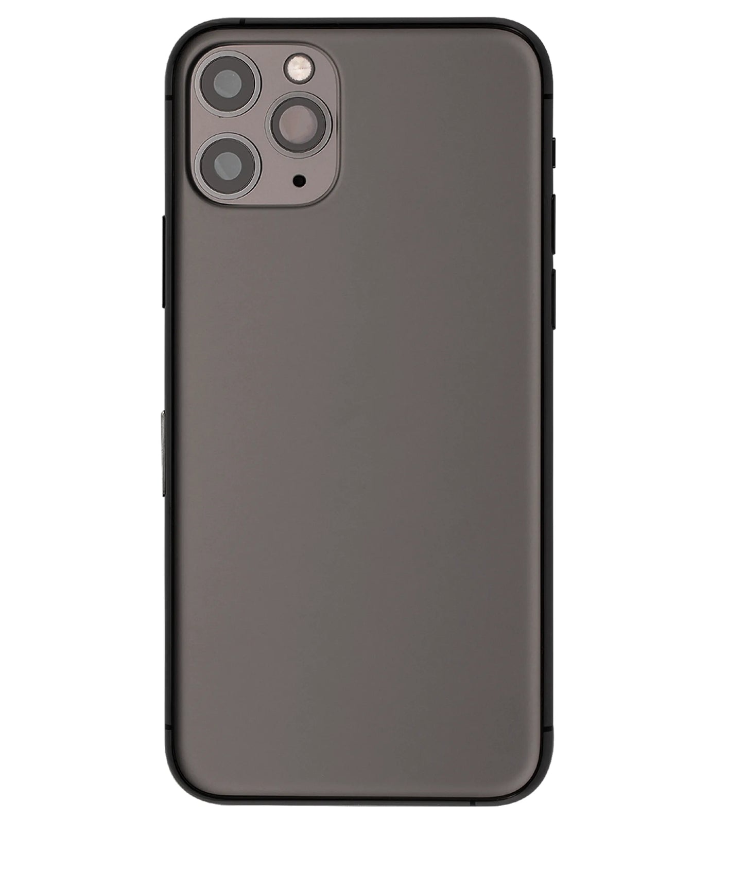 Back Housing W/ Small Components Pre-Installed For iPhone 11 Pro (Pull) (Matte Space Gray)