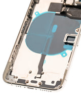 Back Housing W/ Small Components Pre-Installed For iPhone 11 Pro (Pull) (Matte Silver)