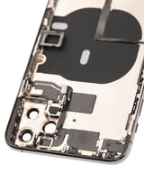Back Housing W/ Small Components Pre-Installed For iPhone 11 Pro Max (Pull) (Space Gray)