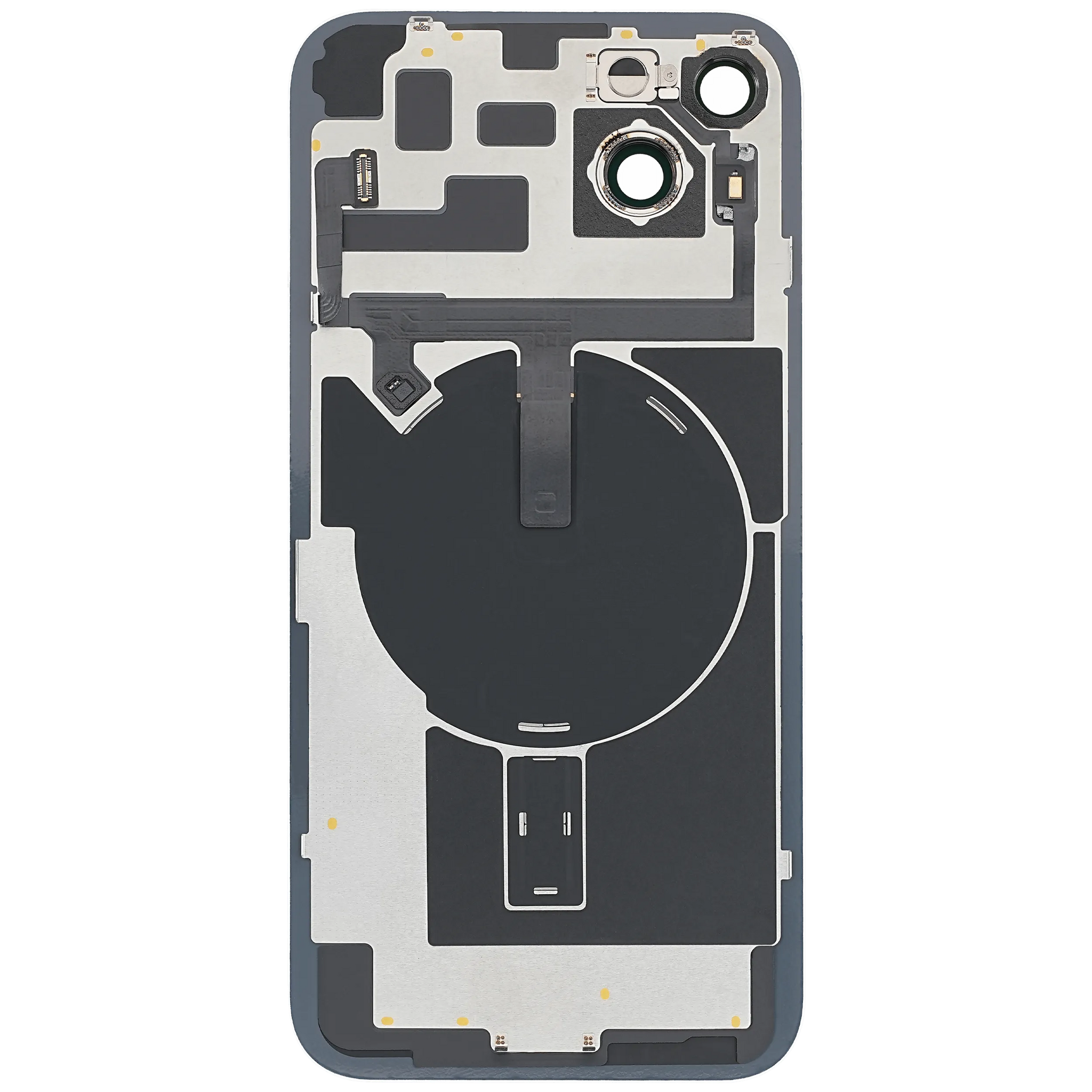 Back Glass w/ MagSafe Magnet For iPhone 14 Plus (Pull) (Starlight)