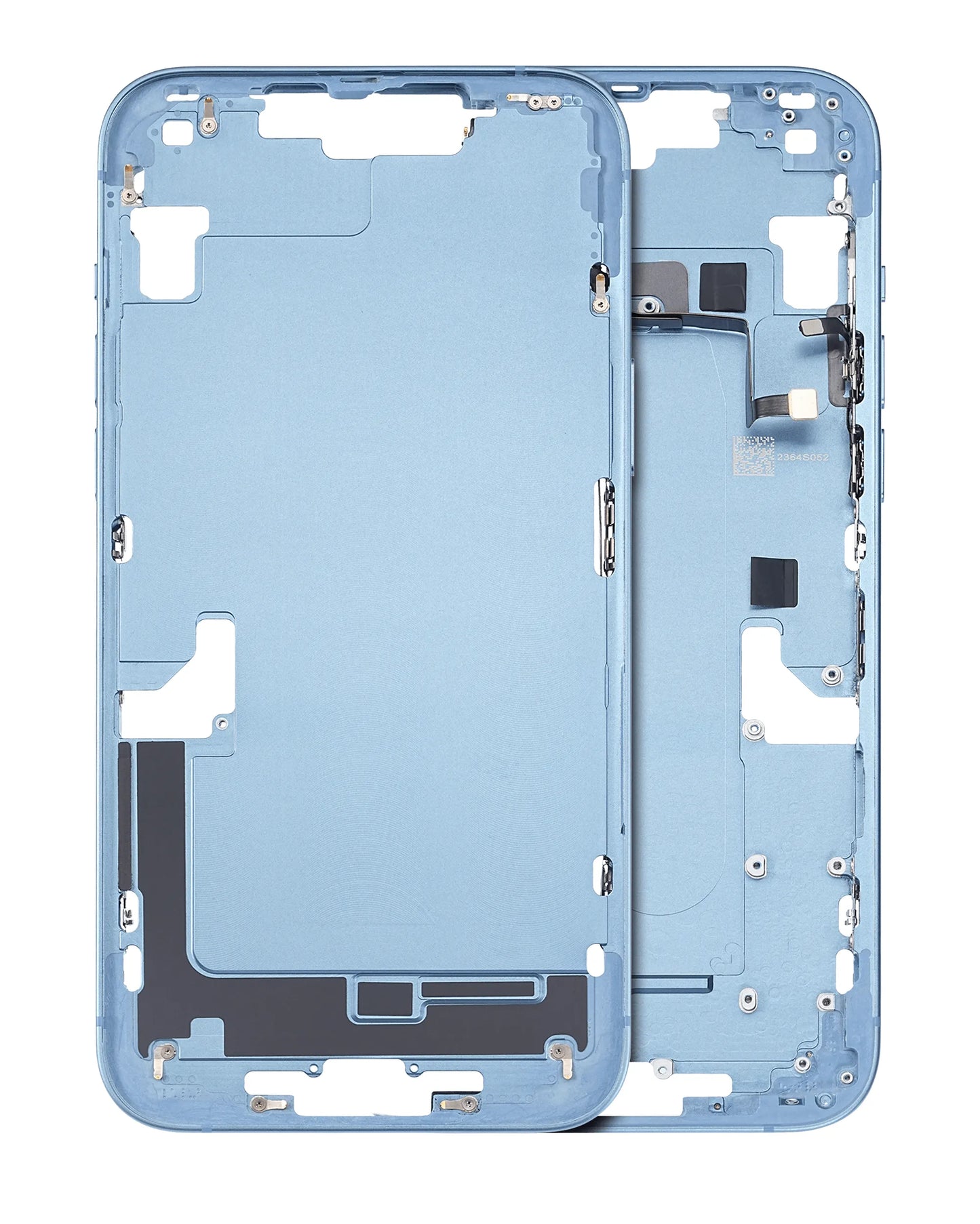 Mid-Frame Housing W/ Charging Port Flex & Small Parts For iPhone 14 Plus (US Version) (Pull) (Blue)