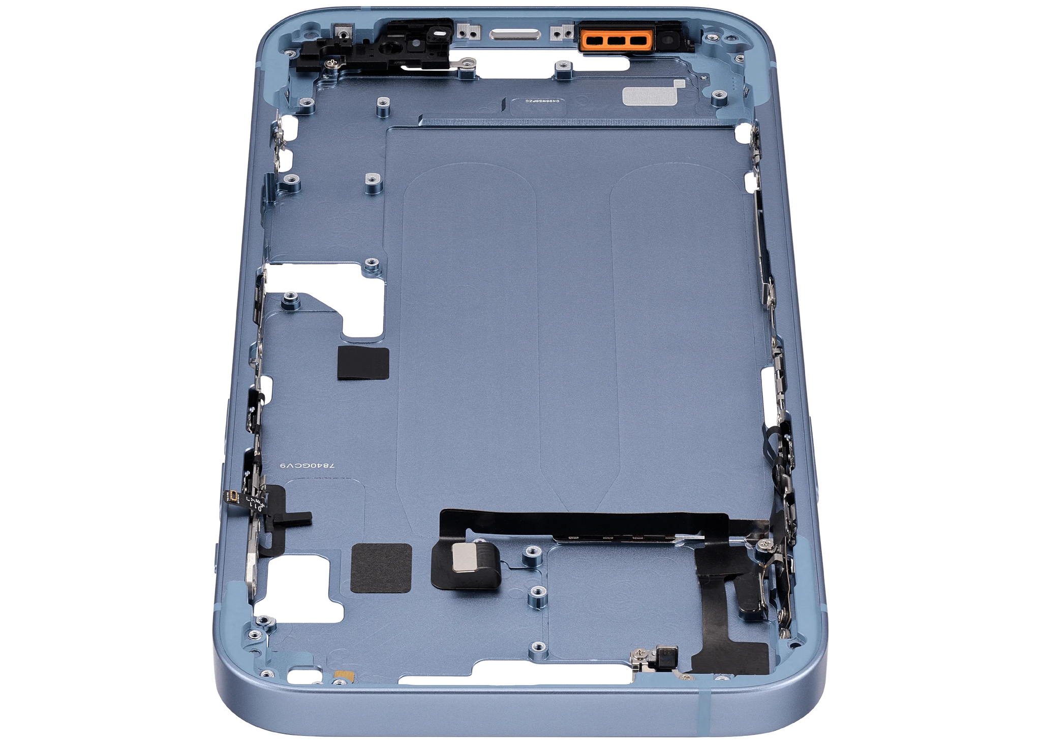 Mid-Frame Housing W/ Small Parts For iPhone 14 Plus (EU / Global Version) (Pull) (Blue)