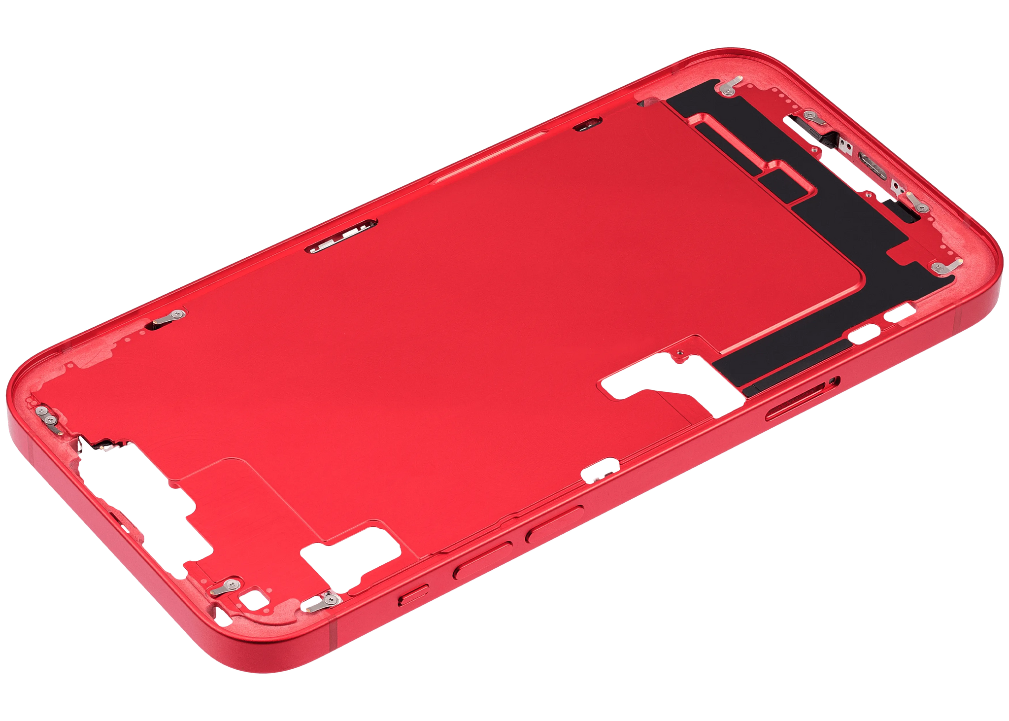 Mid-Frame Housing W/ Small Parts For iPhone 14 Plus (EU / Global Version) (Pull) (Red)