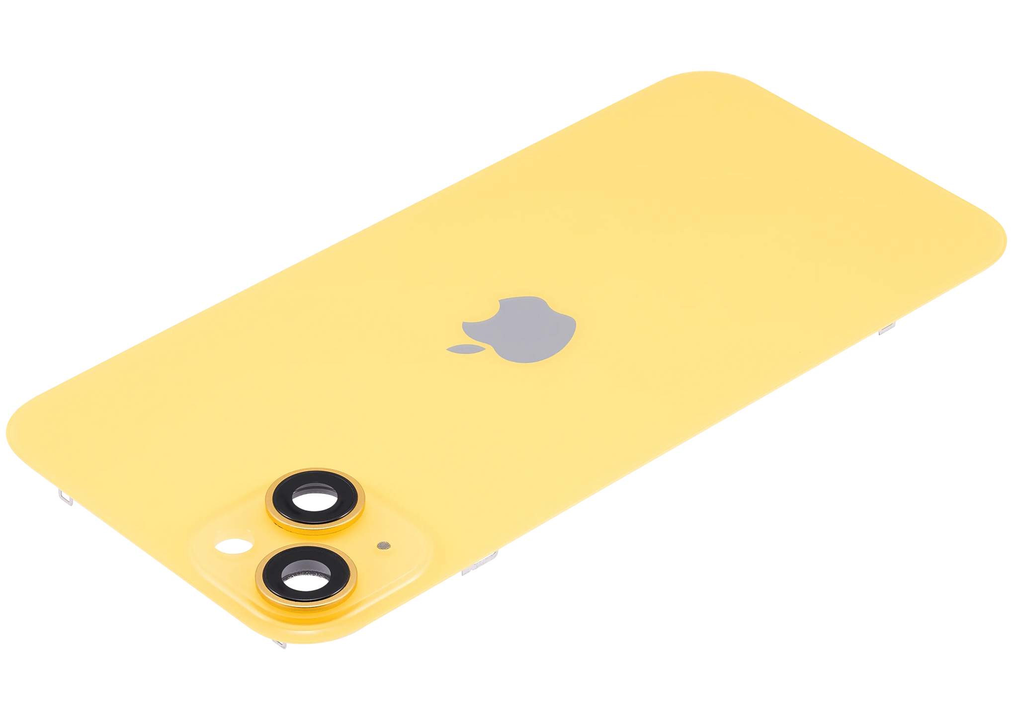 Back Glass w/ MagSafe Magnet For iPhone 14 Plus (Pull) (Yellow)