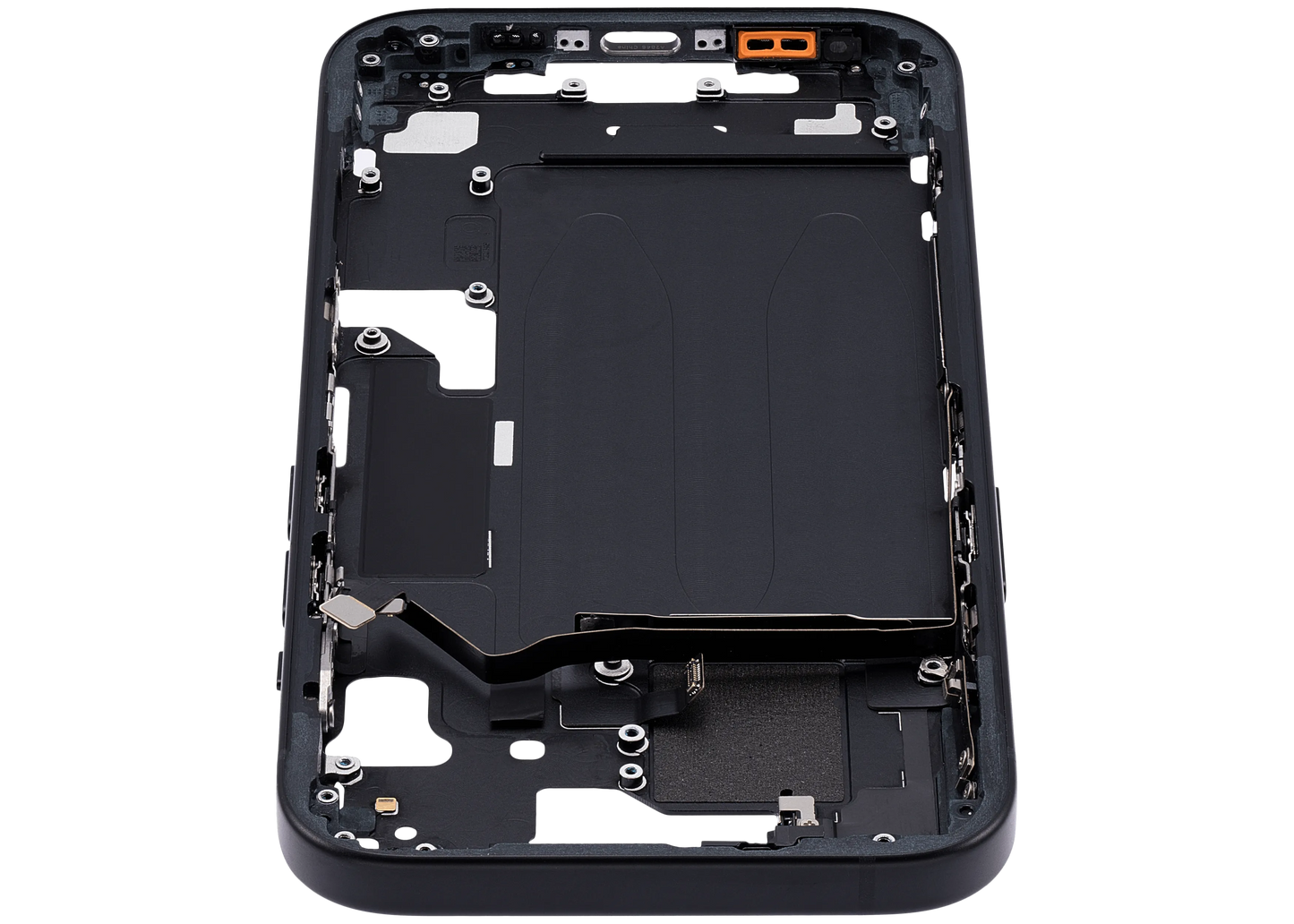 Mid-Frame Housing W/ Small Parts For iPhone 15 (US Version) (Pull (Black)