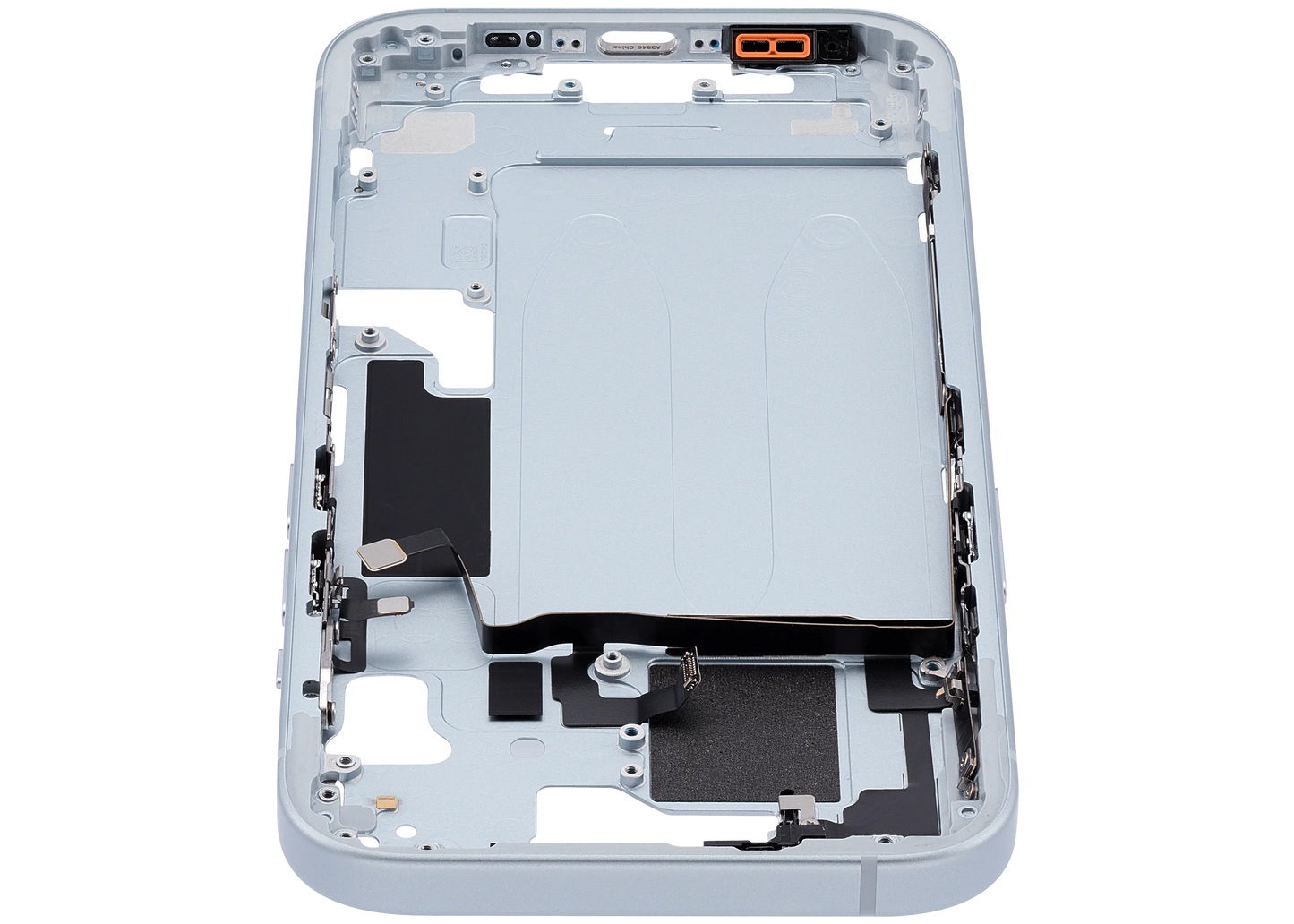 Mid-Frame Housing W/ Small Parts For iPhone 15 (US Version) (Pull) (Blue)