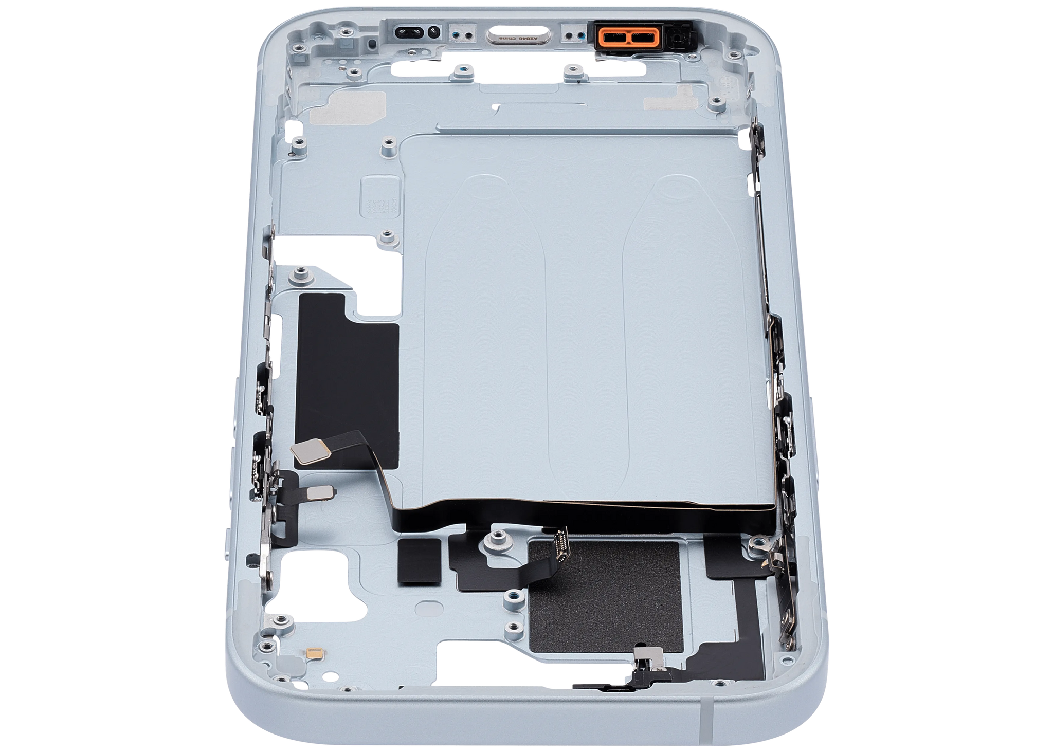 Mid-Frame Housing W/ Small Parts For iPhone 15 (US Version) (Pull) (Blue)