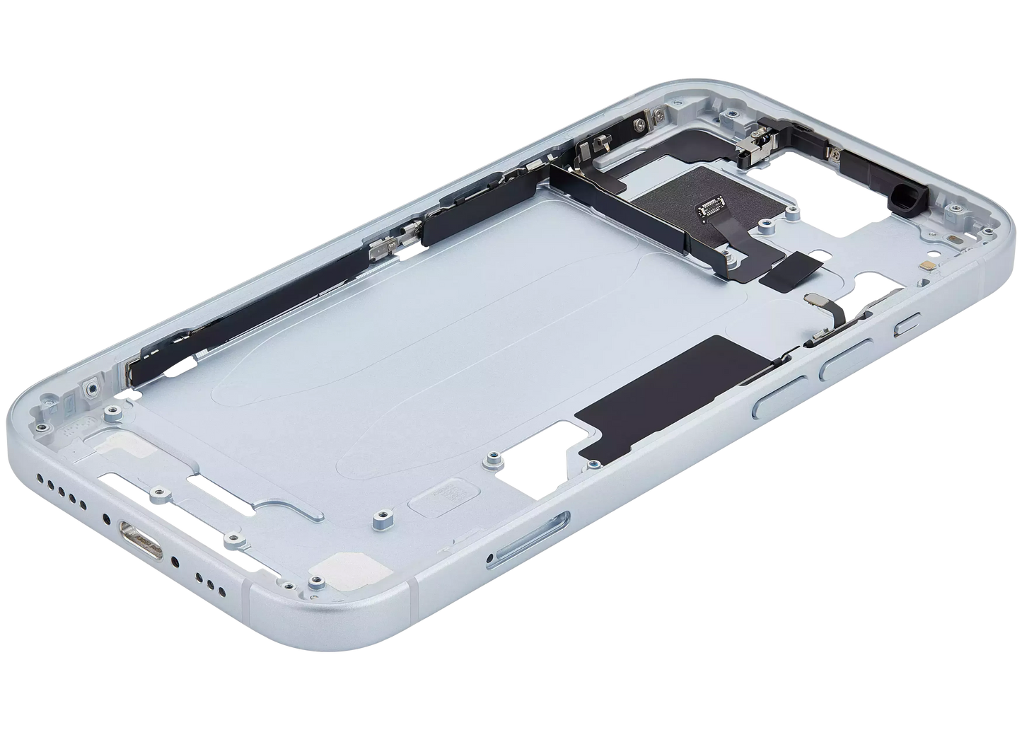 Mid-Frame Housing W/ Small Parts For iPhone 15 (EU / Global Version) (Pull) (Blue)