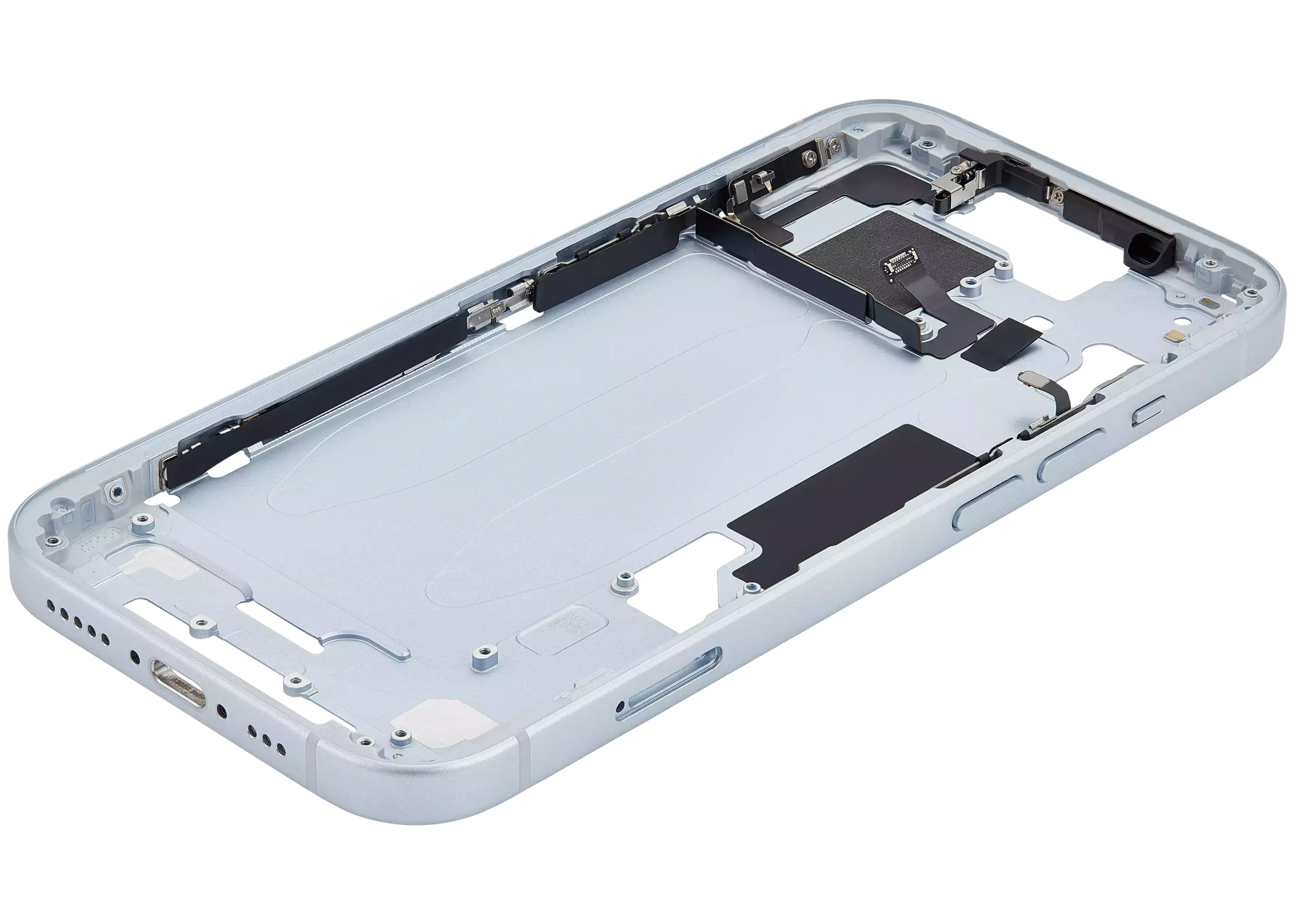 Mid-Frame Housing W/ Small Parts For iPhone 15 (EU / Global Version) (Pull) (Blue)