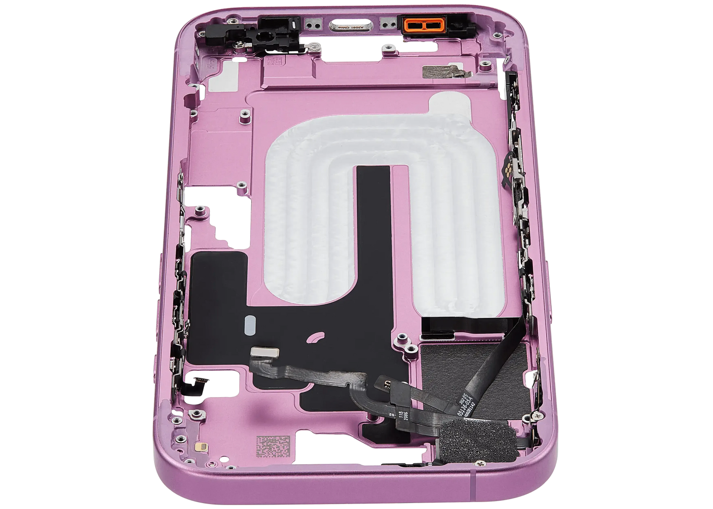Mid-Frame Housing W/ Small Parts For iPhone 16 (US Version) (Pull) (Pink)