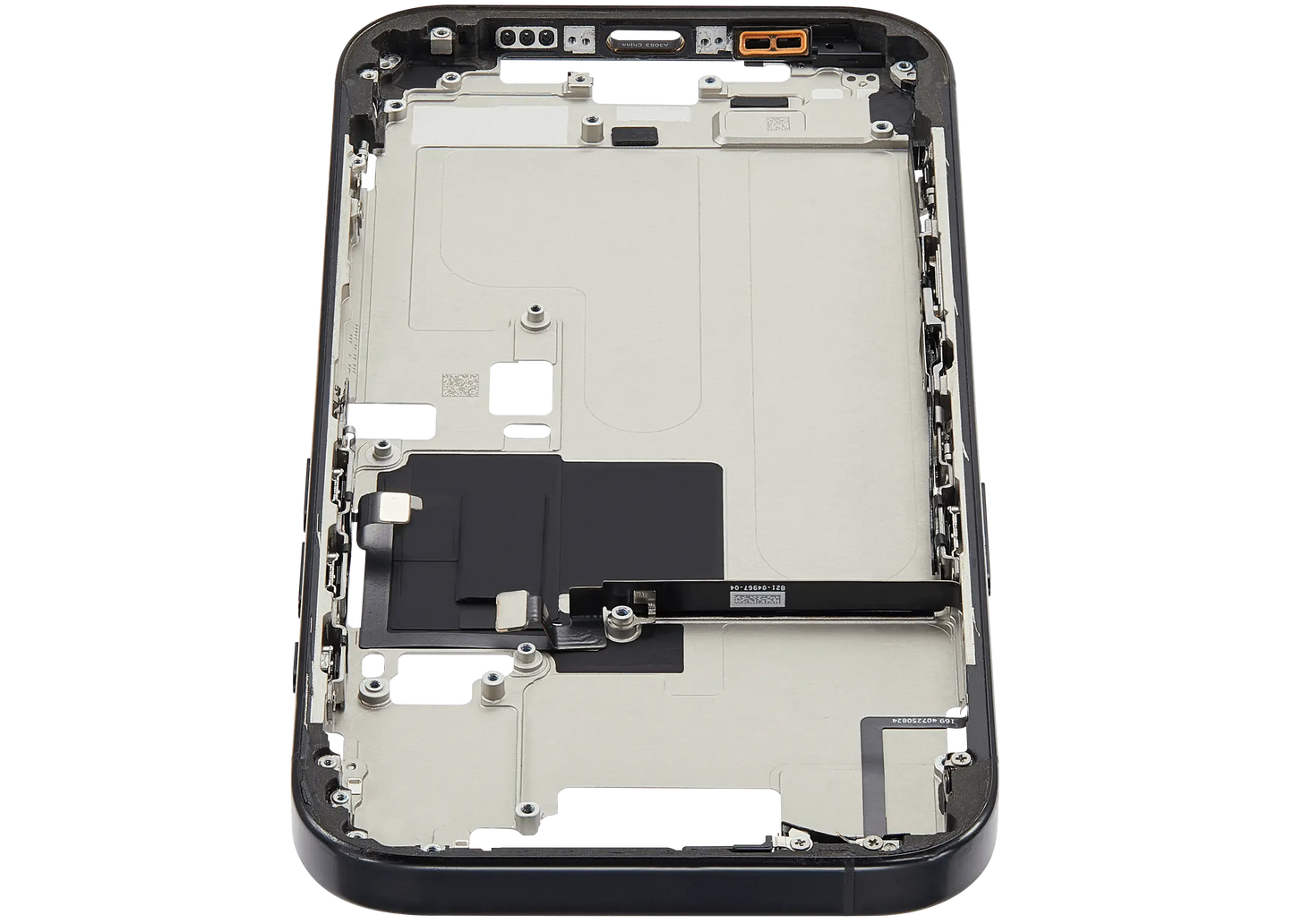 Mid-Frame Housing W/ Small Parts For iPhone 16 Pro (US Version) (Pull) (Black Titanium)