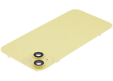 Back Glass w/ MagSafe Magnet & NFC & Flashlight Flex For iPhone 14 Plus (Pull) (Yellow)
