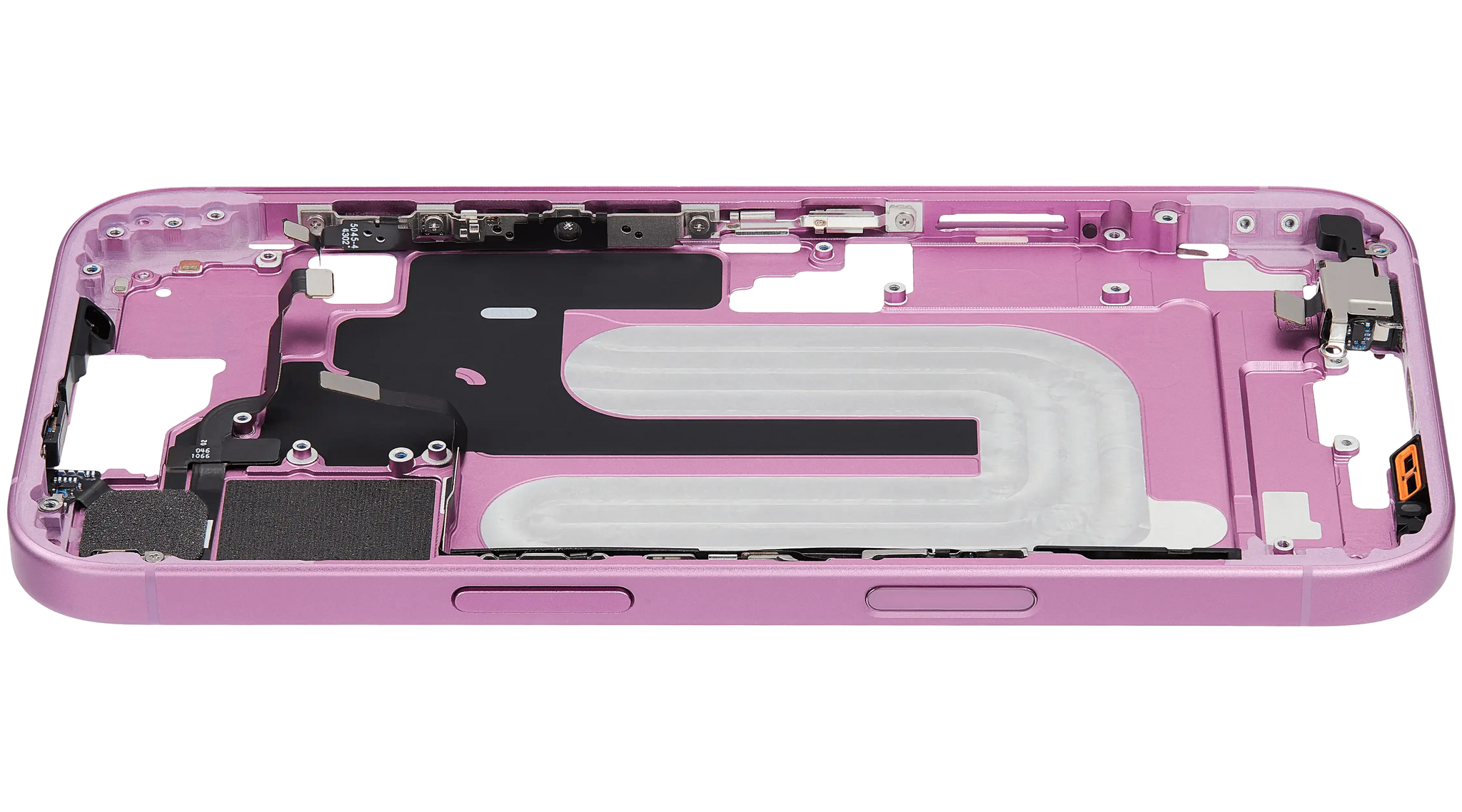 Mid-Frame Housing W/ Small Parts For iPhone 16 (EU / Global Version) (Pull) (Pink)