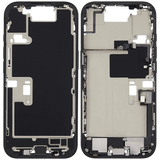 Mid-Frame Housing W/ Charging Port Flex & Small Parts For iPhone 16 Pro (EU / Global Version) (Pull) (Black Titanium)