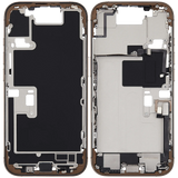 Mid-Frame Housing W/ Charging Port Flex & Small Parts For iPhone 16 Pro (EU / Global Version) (Pull) (Desert Titanium)