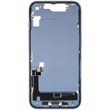 Mid-Frame Housing W/ Charging Port Flex & Small Parts For iPhone 14 (US Version) (Pull (Blue)