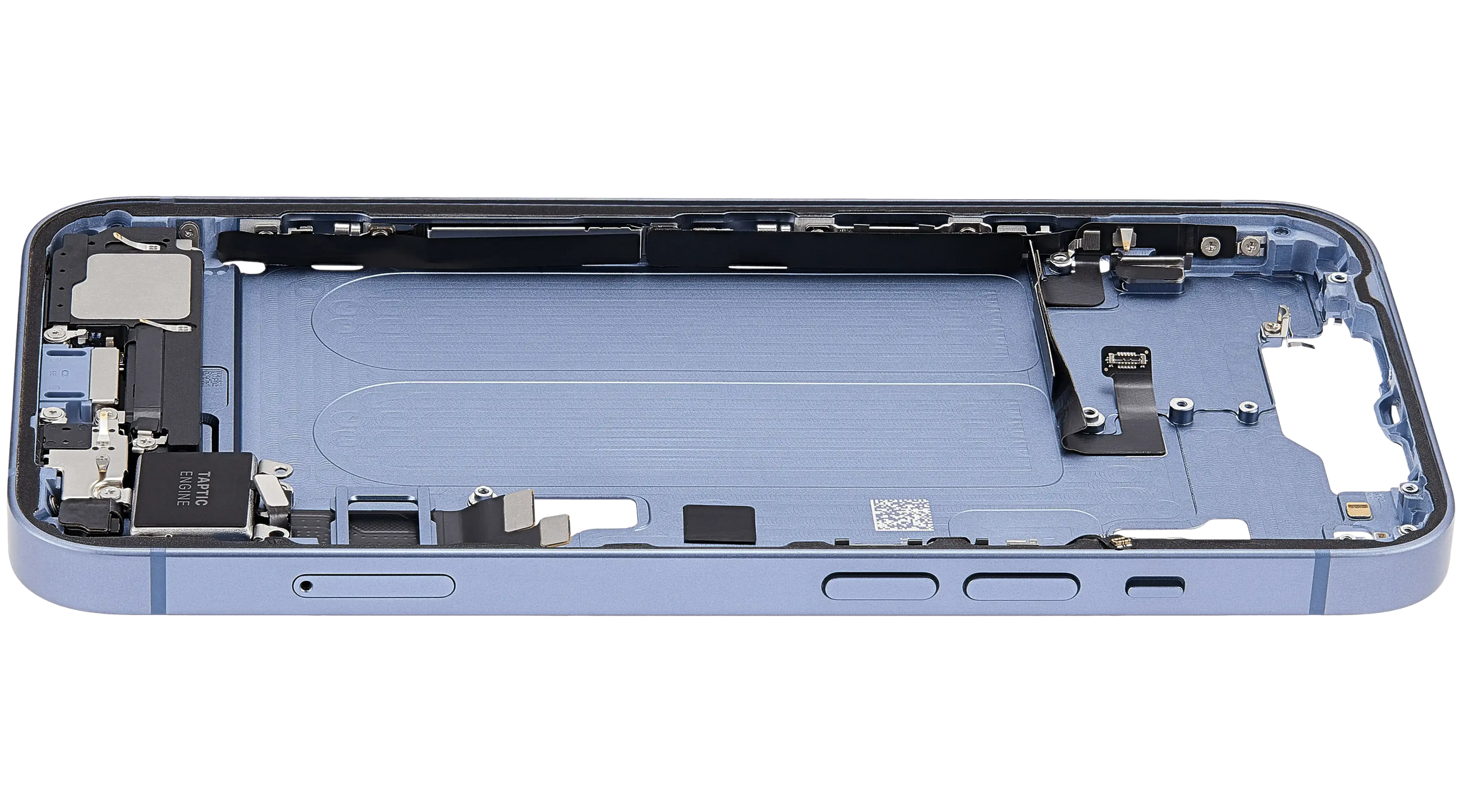 Mid-Frame Housing W/ Charging Port Flex & Small Parts For iPhone 14 (EU / Global Version) (Pull) (Blue)