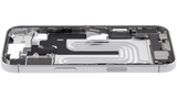 Mid-Frame Housing W/ Charging Port Flex & Small Parts For iPhone 17 (EU / Global Version) (Pull) (White)