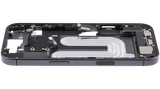 Mid-Frame Housing W/ Charging Port Flex & Small Parts For iPhone 17 (EU / Global Version) (Pull) (Black)