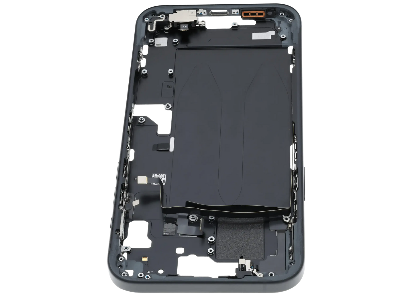 Mid-Frame Housing W/ Small Parts For iPhone 15 Plus (US Version) (Pull) (Black)