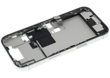 Mid-Frame Housing W/ Charging Port Flex & Small Parts For iPhone 16 Pro (EU / Global Version) (Pull) (White Titanium)