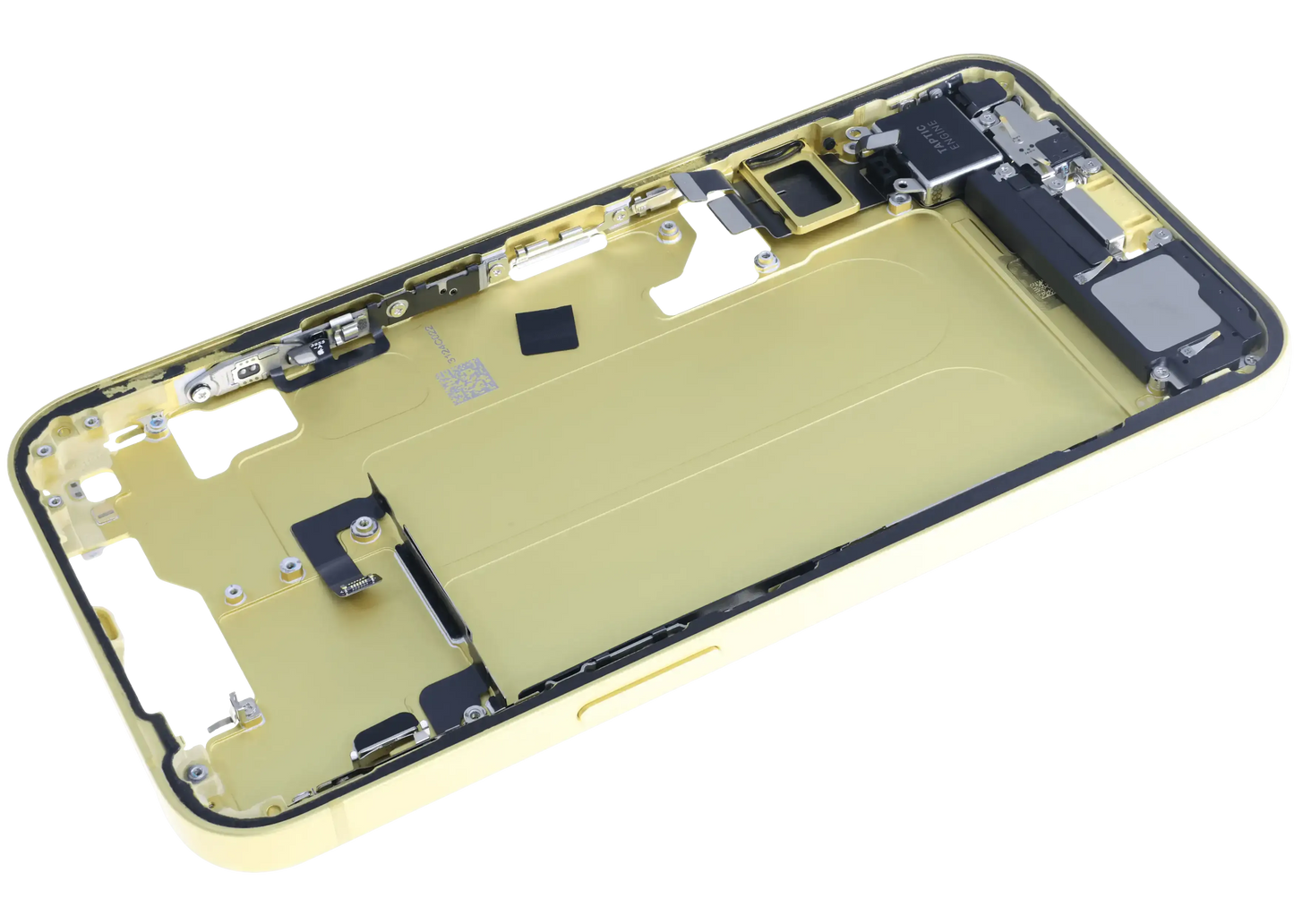 Mid-Frame Housing W/ Charging Port Flex & Small Parts For iPhone 14 (EU / Global Version) (Pull) (Yellow)