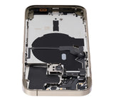 Back Housing W/ Small Parts For iPhone 14 Pro (US Version) (Pull) (Gold)