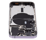 Back Housing W/ Small Parts For iPhone 14 Pro (US Version) (Pull) (Deep Purple)