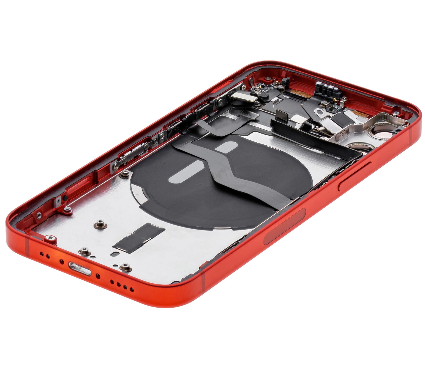 Back Housing W/ Small Parts For iPhone 12 Mini (US Version) (Pull) (Red)