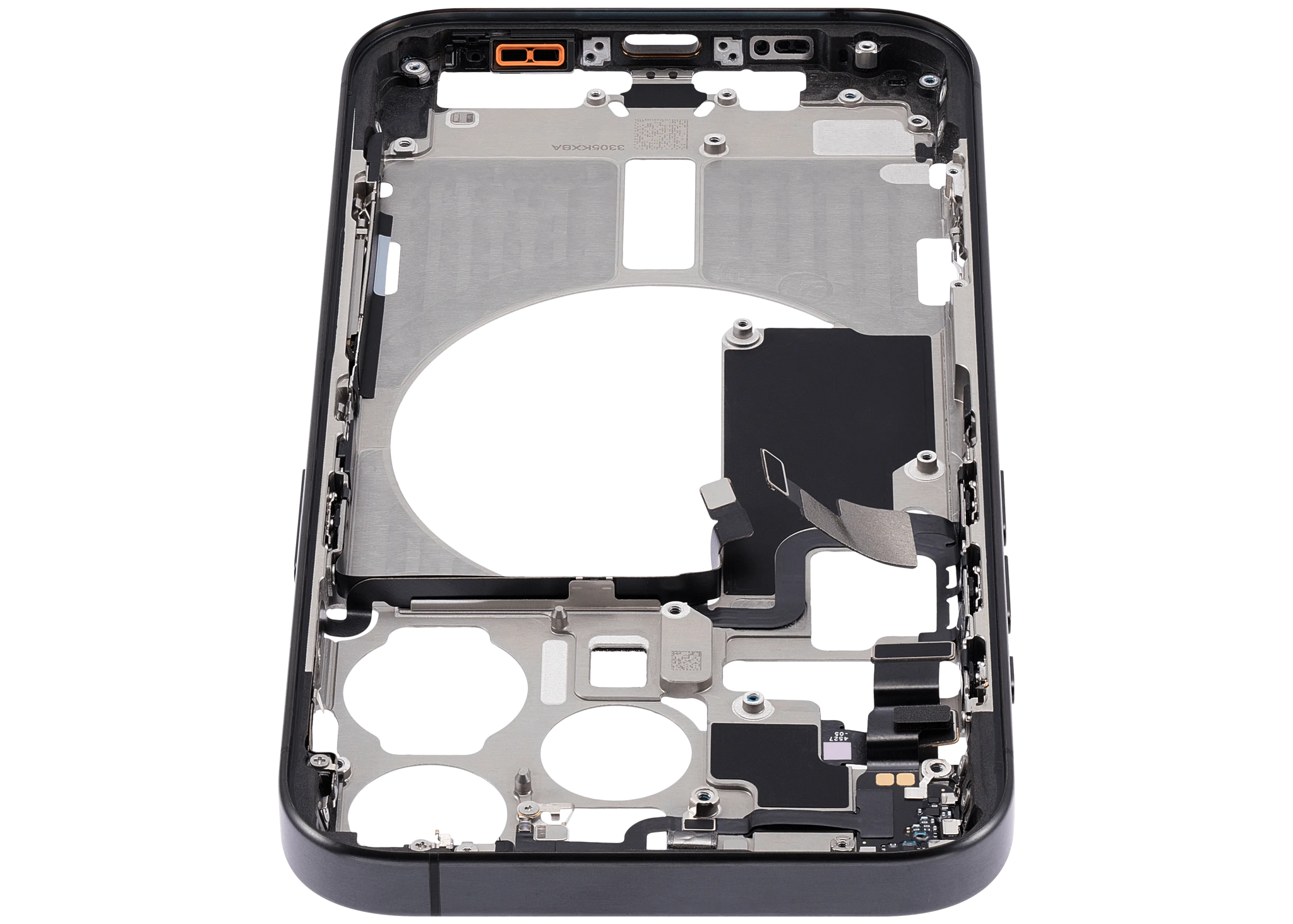 Mid-Frame Housing W/ Small Parts For iPhone 15 Pro (US Version) (Pull) (Black Titanium)