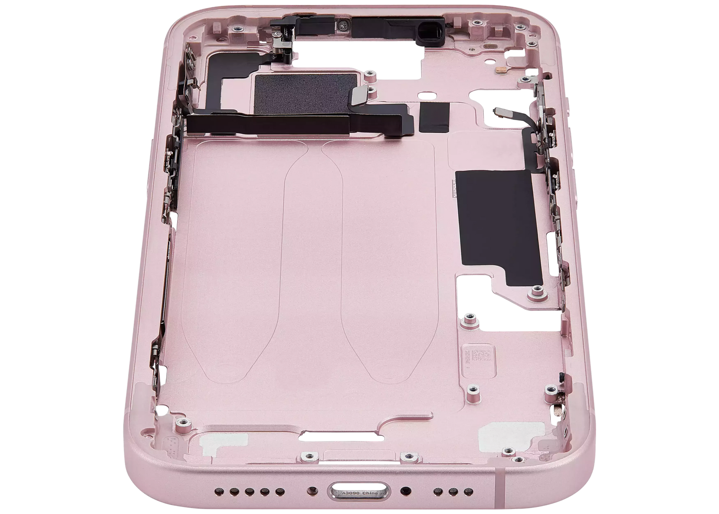 Mid-Frame Housing W/ Small Parts For iPhone 15 (EU / Global Version) (Pull) (Pink)